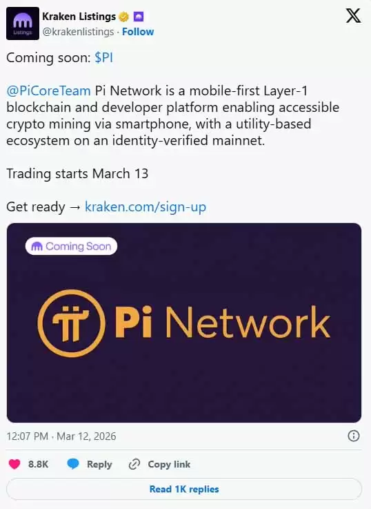Pi�Ҽ۸�Ԥ��:Kraken���������г���ע,Pi����������