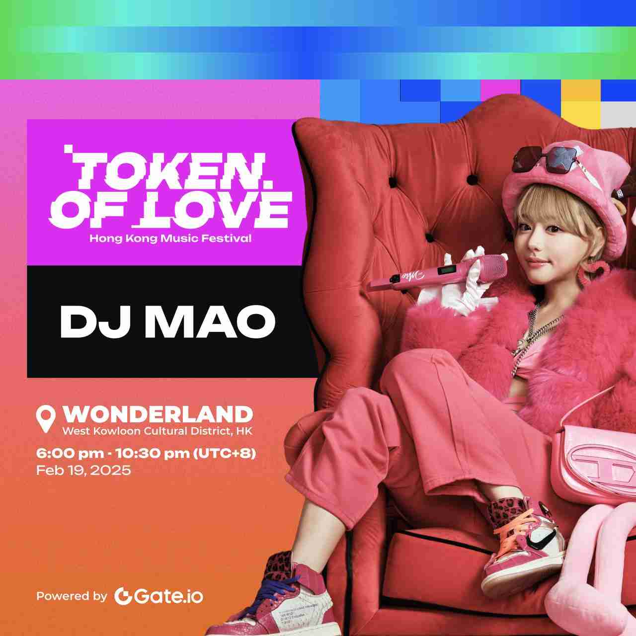 Gate.io��������Token of Love������ֽ�,������ʱ��DJ MAO�𺳵ǳ�
