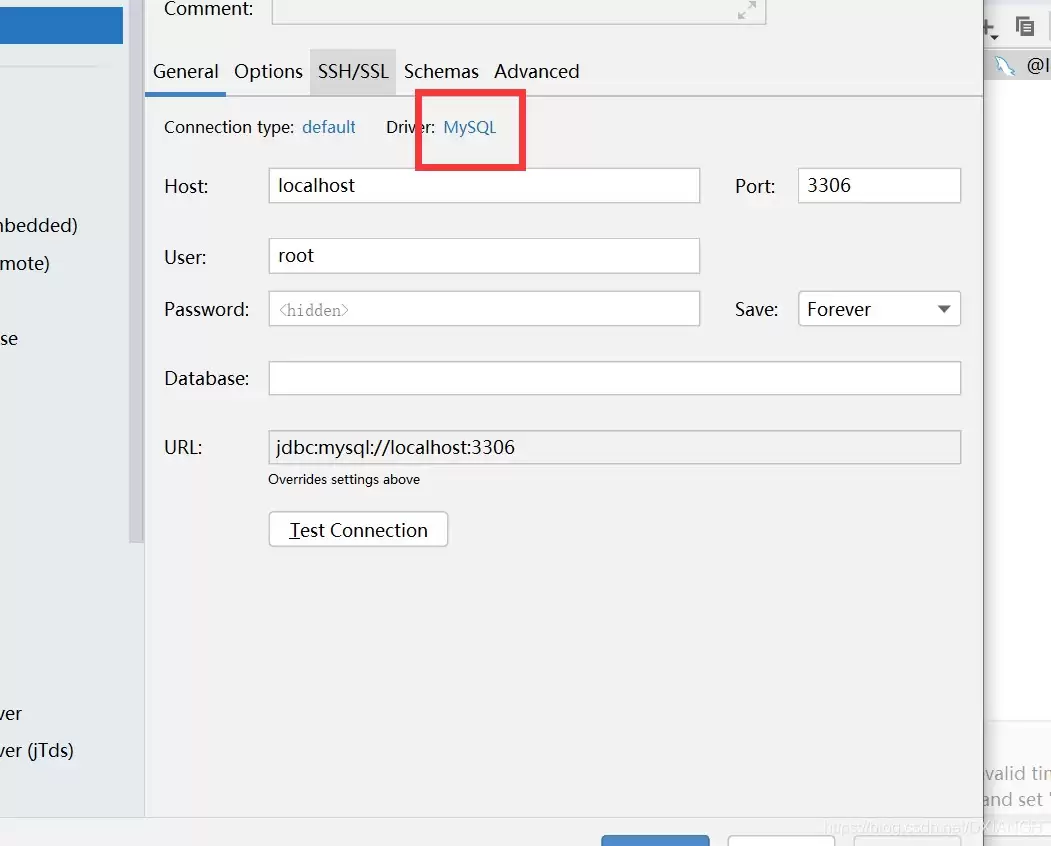 ���Idea����mysql���ݿ�ʧ��Schemas��Ϊ�յ�����