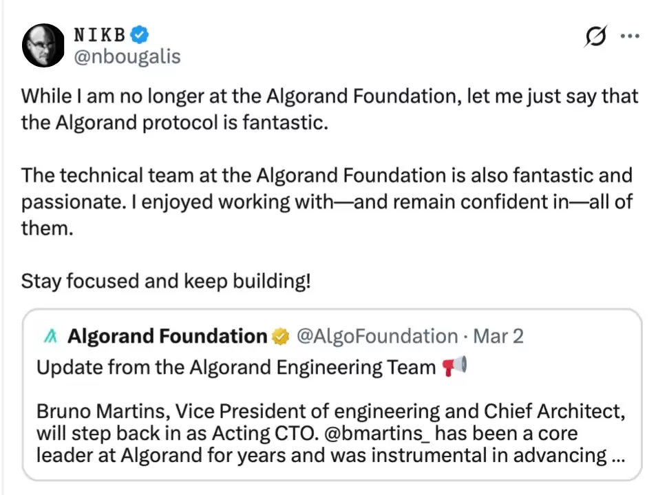 Algorand��������۲�ȷ���Բ�Ա25% �۽�Э�鳤�ڷ�չ