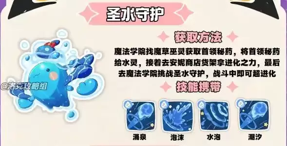 洛克王国世界水灵技能搭配 洛克王国世界水灵技能搭配