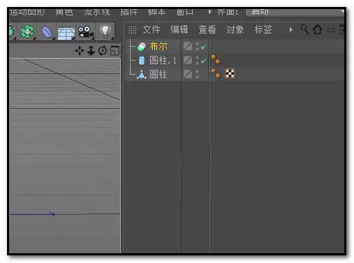 c4d��ô����а��۵�Բ��ģ��