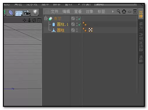 c4d��ô����а��۵�Բ��ģ��