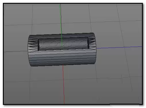 c4d��ô����а��۵�Բ��ģ��