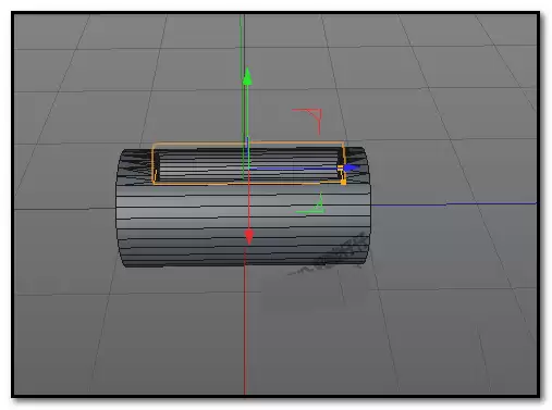 c4d��ô����а��۵�Բ��ģ��