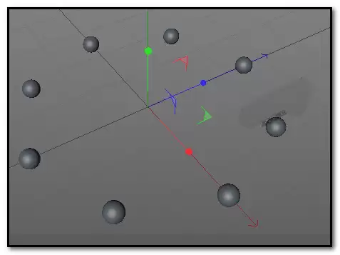 Cinema 4D��ô�������ɵ�������СԲ�򶯻�