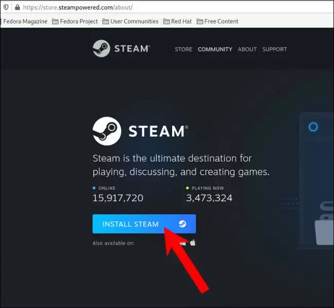 ����� Linux �����غͰ�װSteam
