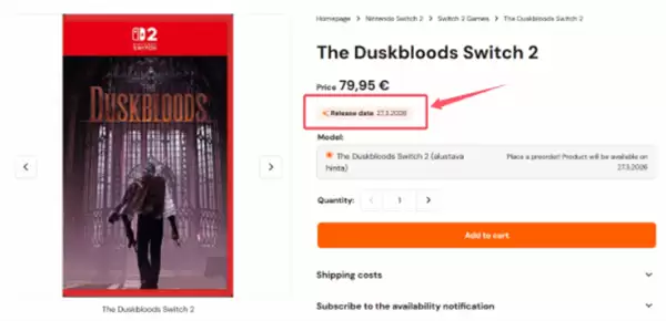 FS��NS2��ռ������The Duskbloods�����������Ⱪ¶��������3�·ݣ�