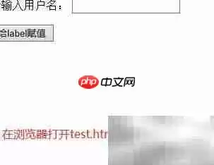 jQuery如何给label赋值 jQuery如何给label赋值