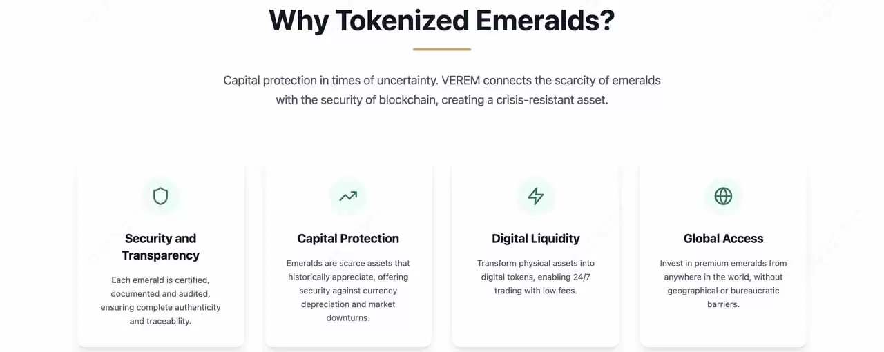 ʲô��Verified Emeralds (VEREM)�ң���ɲ��֡���;�Լ����ս���