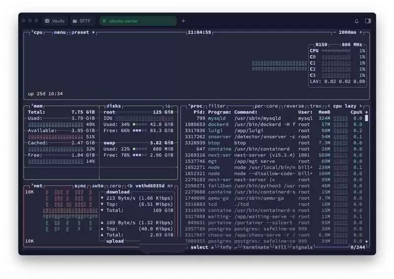 linux系统监控工具小神器!超全面的Btop安装和使用指南 linux系统监控工具小神器!超全面的Btop安装和使用指南