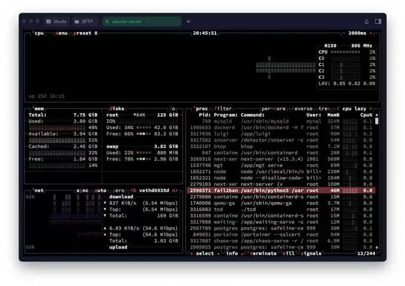 linux系统监控工具小神器!超全面的Btop安装和使用指南 linux系统监控工具小神器!超全面的Btop安装和使用指南