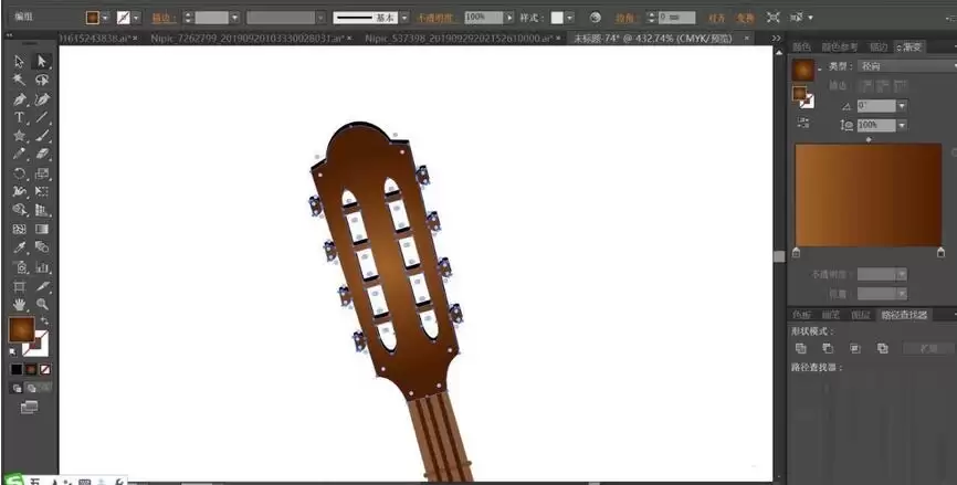 ai如何绘制曼陀铃乐器 ai如何绘制曼陀铃乐器