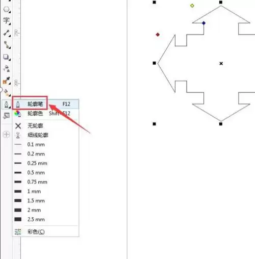coreldraw������������߲���