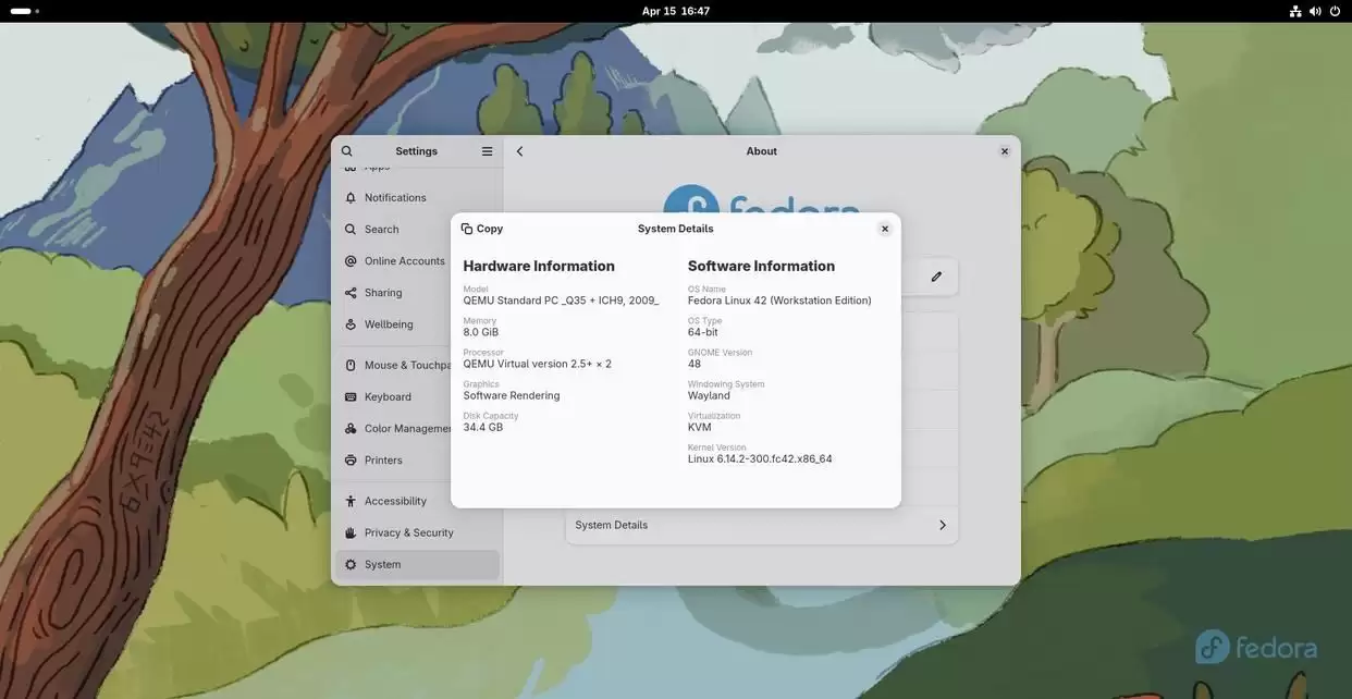 Fedora Linux 42 �ȶ��淢��: ���������¹��ܺ���������