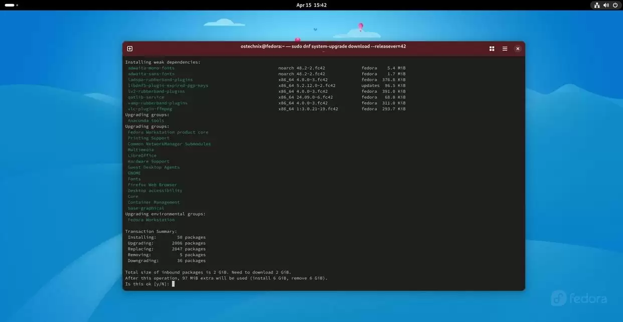 Fedora Linux 42 �ȶ��淢��: ���������¹��ܺ���������