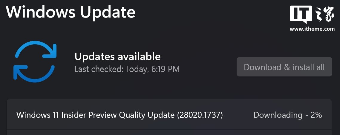 ΢������ Win11 Canary 28020.1737 Ԥ���棬��ǿ��д������