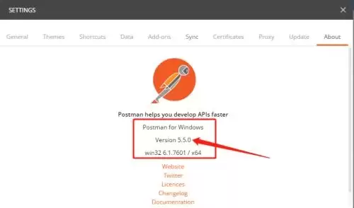 Postman��ô�鿴�汾��