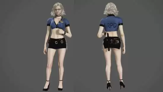 《生化危机9》格蕾丝MOD:警察制服 《生化危机9》格蕾丝MOD:警察制服