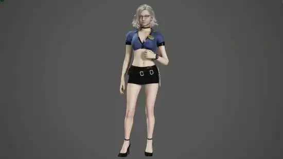 《生化危机9》格蕾丝MOD:警察制服 《生化危机9》格蕾丝MOD:警察制服