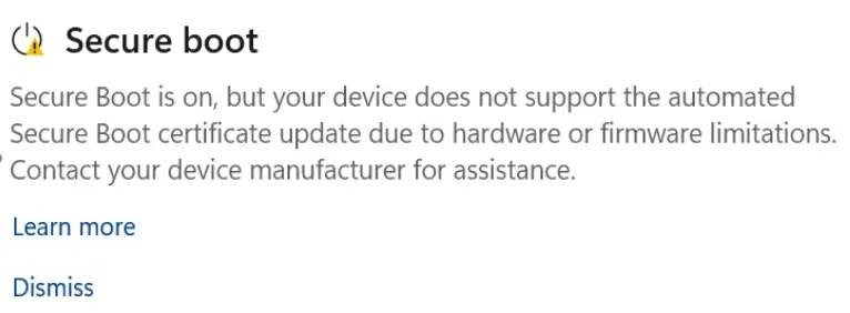 安全启动证书更迭倒计时,微软推 Win10/Win11 可视化警告 安全启动证书更迭倒计时,微软推 Win10/Win11 可视化警告