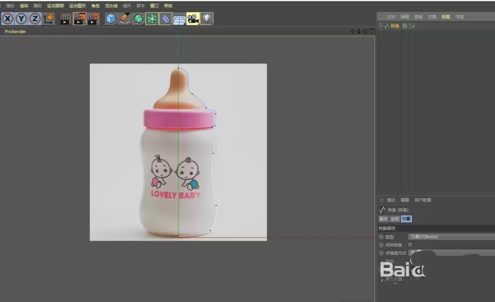 MaxonCinema 4D��ôʹ����ת���߽�ģ��ƿģ��