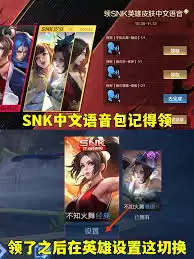 王者荣耀SNK英雄皮肤中文语音领取方法-王者荣耀如何领取SNK英雄皮肤中文语音 王者荣耀SNK英雄皮肤中文语音领取方法-王者荣耀如何领取SNK英雄皮肤中文语音