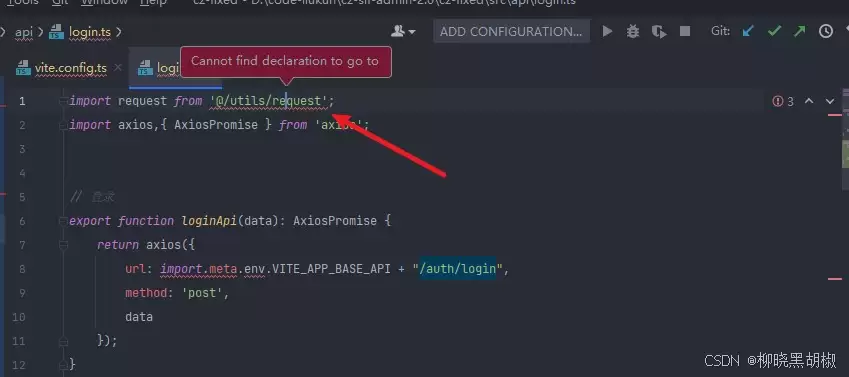 webstorm������:�޷�ʶ��@��������