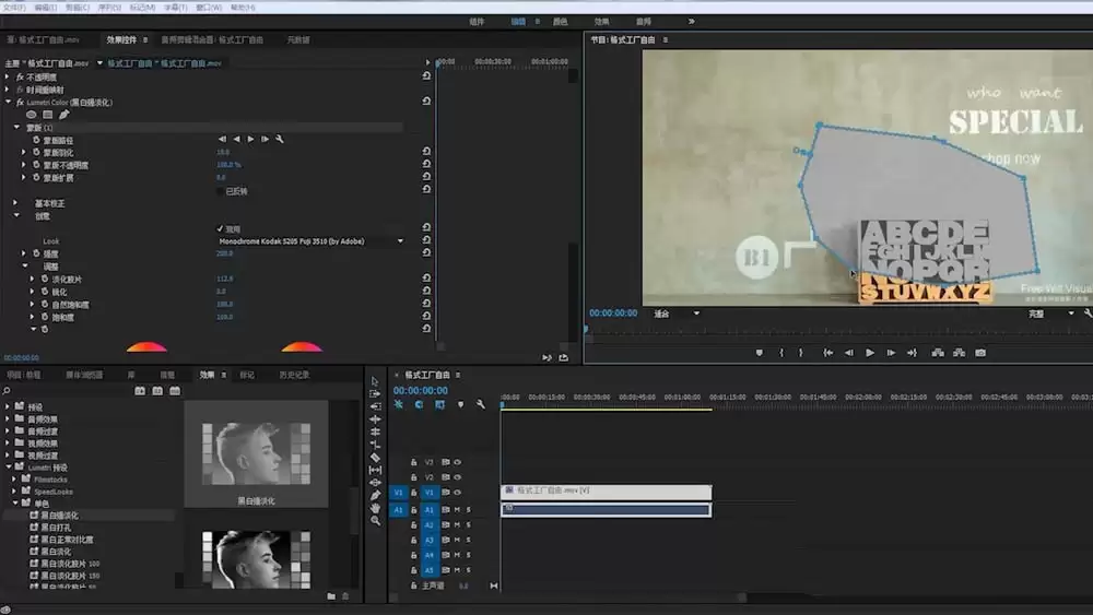 Premiere2018��LumetriЧ����ôʹ��