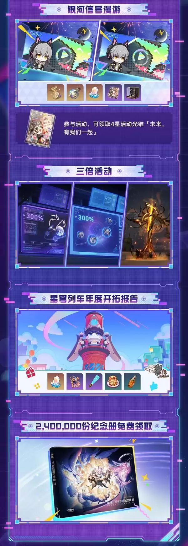 崩坏星穹铁道4.2周年庆前瞻内容汇总 三周年庆有哪些活动 崩坏星穹铁道4.2周年庆前瞻内容汇总 三周年庆有哪些活动