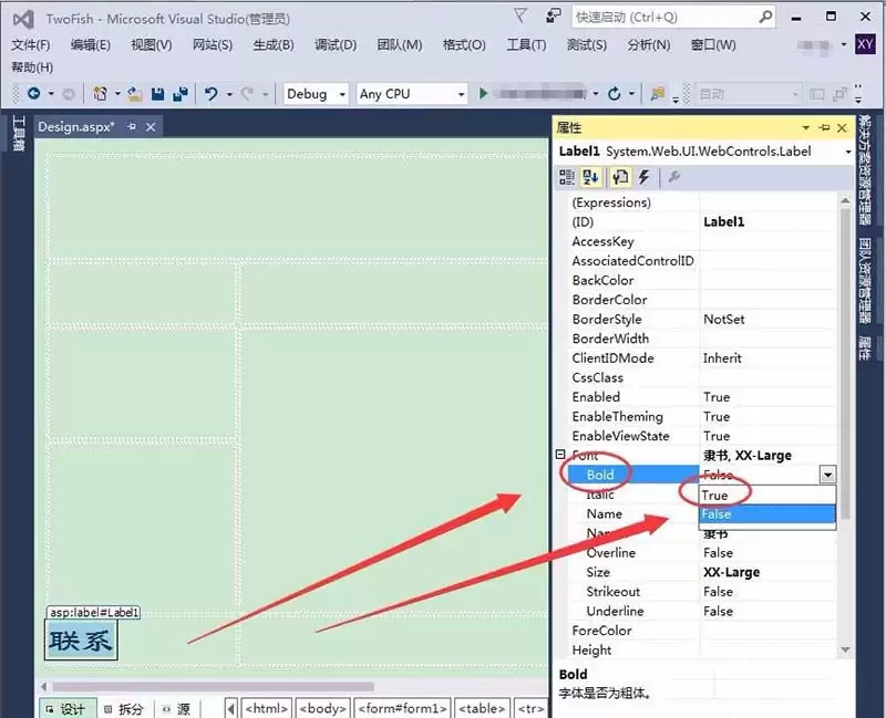 VisualStudio怎么设置控件文本字体格式-设置控件文本字体格式的详细步骤分享 VisualStudio怎么设置控件文本字体格式-设置控件文本字体格式的详细步骤分享