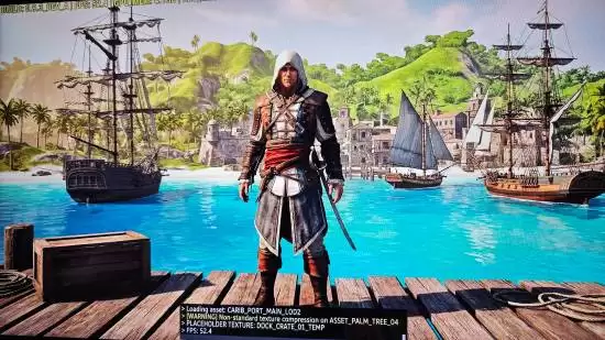 《刺客信条4:黑旗 重制版》截图疑似曝光!AI生成还是原版打了光影? 《刺客信条4:黑旗 重制版》截图疑似曝光!AI生成还是原版打了光影?