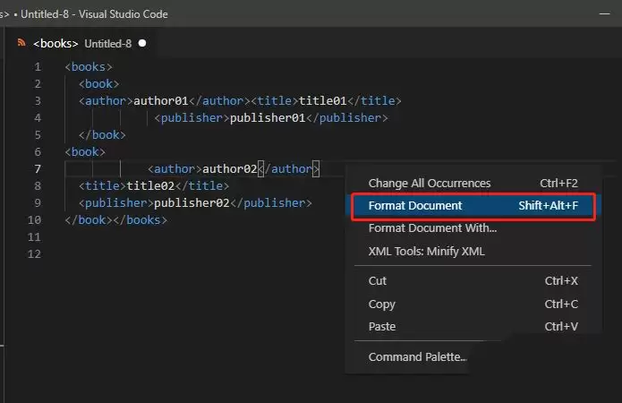 VSCode如何格式化XML-格式化XML的详细步骤分享 VSCode如何格式化XML-格式化XML的详细步骤分享