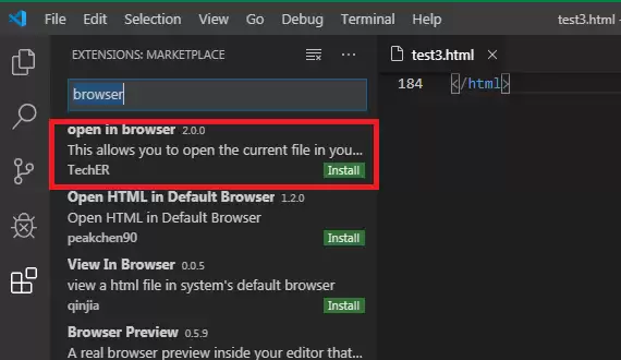vsCode怎么调用外部浏览器查看效果-调用外部浏览器查看效果的详细步骤分享 vsCode怎么调用外部浏览器查看效果-调用外部浏览器查看效果的详细步骤分享