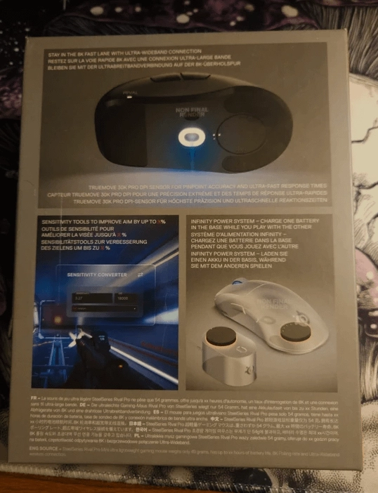 ��� Rival Pro Mini ����ع⣺49g��������ƣ�8kHz UWB ����