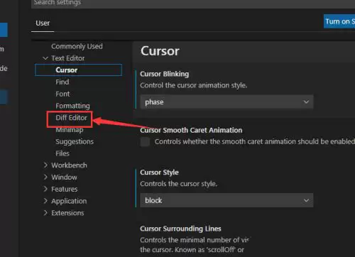 Visual Studio Code忽略修剪空白怎么实现 Visual Studio Code忽略修剪空白怎么实现