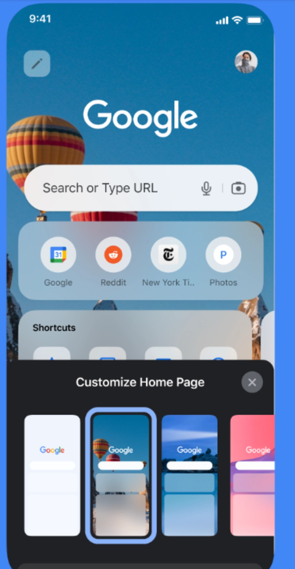 �ȸ� Chrome ����� iOS �潫֧���Զ����±�ǩҳ���������Ի���������