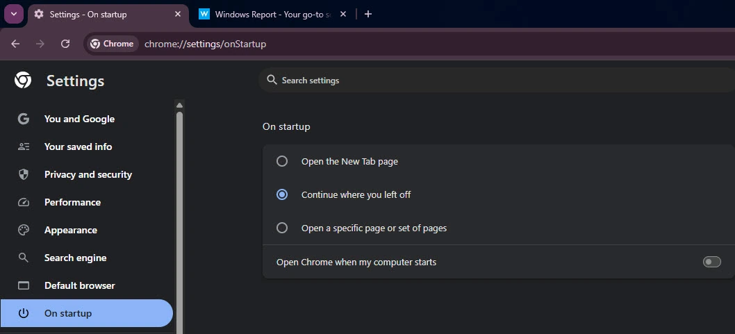 �ȸ� Chrome ������ Windows �����Զ��������ܣ����û���������