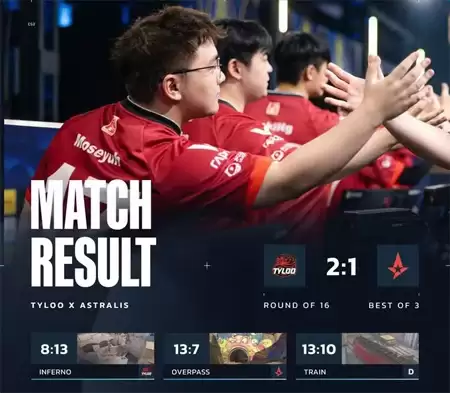 CS�羺���籭��TYLOO 2-1 ����Astralis����緭�̽�����ǿ