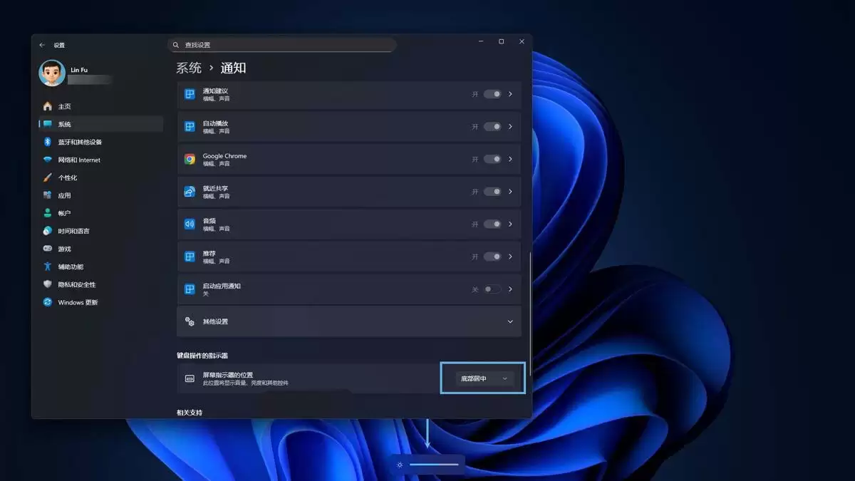 ������������ ��Ļ���ȵ�λ��: Win11Ӳ��ָʾ������ָ��