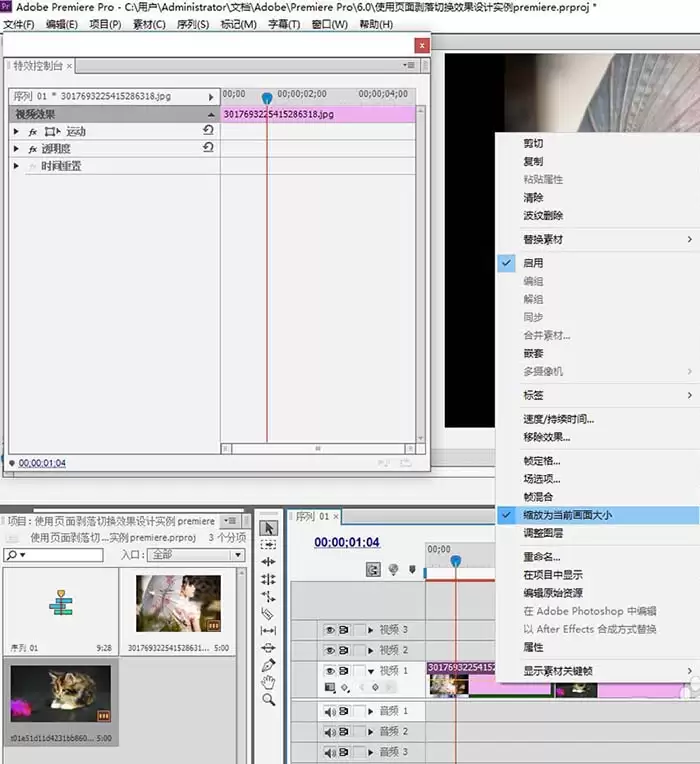 premiereͼƬ��ô���ӷ�ҳ�Ķ���Ч��