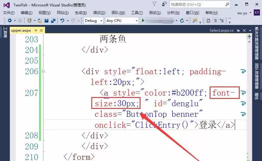 VisualStudio��ҳ������ô���ӳ�����