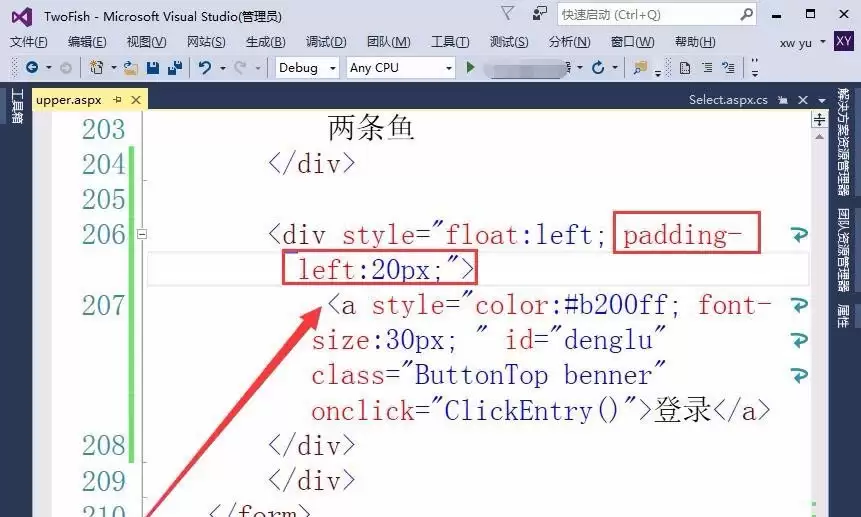 VisualStudio��ҳ������ô���ӳ�����