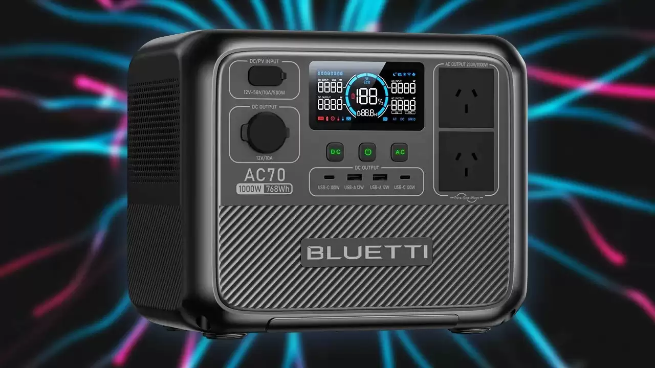 ���� Bluetti AC70 768Wh LiFePO4 �ƶ���Դ�� AliExpress �� Amazon ���� 100 ��Ԫ