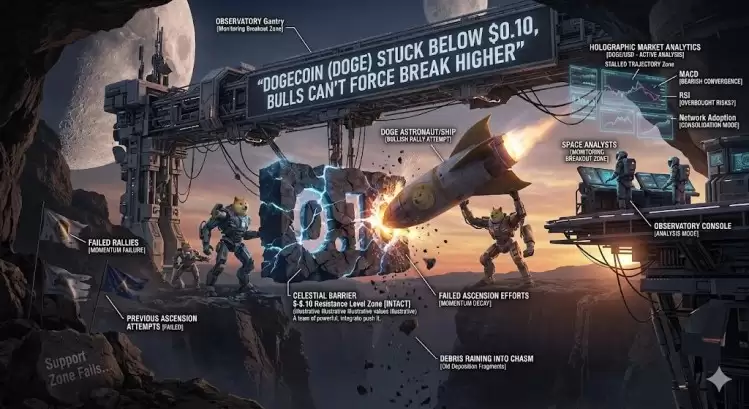 ������ (DOGE) �۸������� 0.10 ��Ԫ���£���ͷ�޷�ǿ��ͻ��