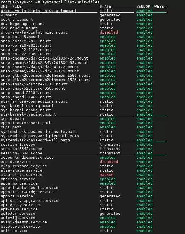 如何在Linux上列出服务? Systemctl列出Linux所有服务的技巧 如何在Linux上列出服务? Systemctl列出Linux所有服务的技巧