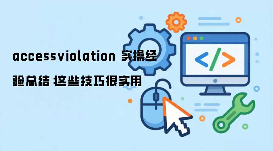 accessviolation 实操经验总结:这些技巧很实用 accessviolation 实操经验总结:这些技巧很实用