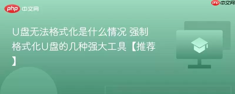 U盘无法格式化是什么情况?强制格式化U盘的几种强大工具【推荐】 U盘无法格式化是什么情况?强制格式化U盘的几种强大工具【推荐】