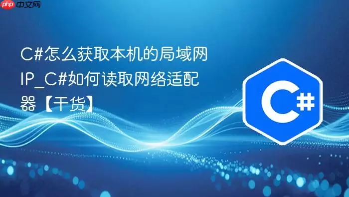 C#��ô��ȡ�����ľ�����IP_C#��ζ�ȡ�������������ɻ���