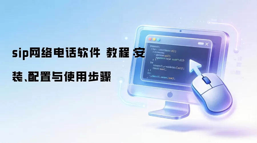 sip����绰���� �̳̣���װ��������ʹ�ò���